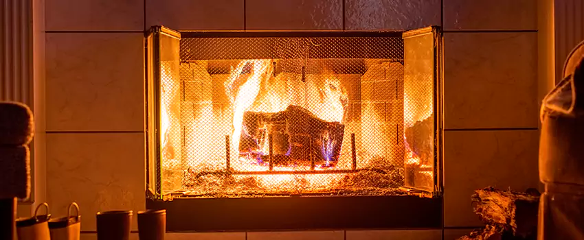 Mendota Hearth Landscape Fireplace Installation in Tullahoma, Tennessee
