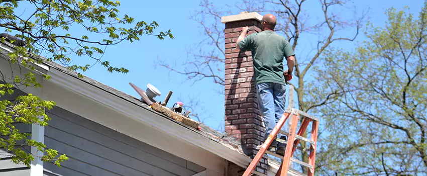 Vinyl and PVC Chimney Flashing Installation in Tullahoma, TN